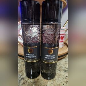 NWT Bath and Body Works "MIDNIGHT ADDICTION" Fragrance Bundle of 2